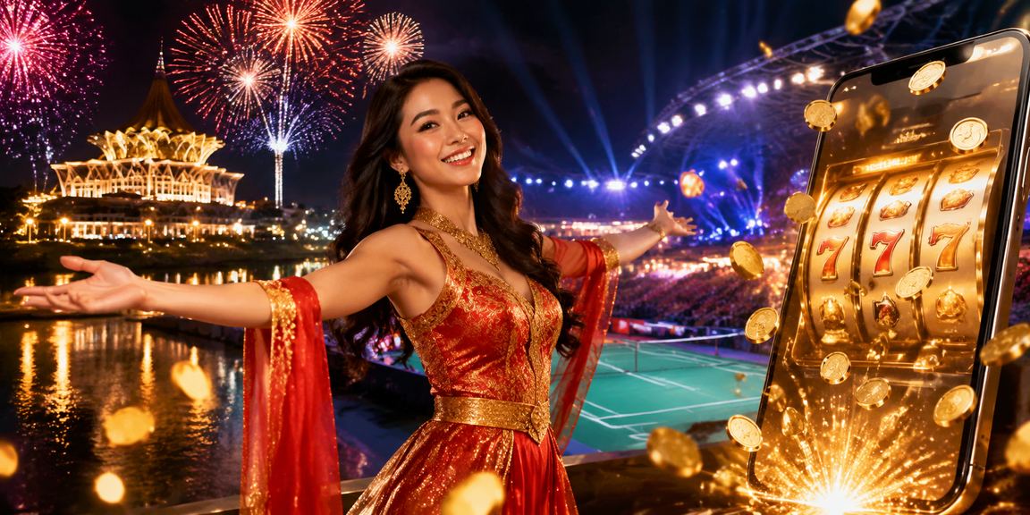 Pemain dari Kuching menikmati permainan slot dan sukan maya dengan telefon pintar