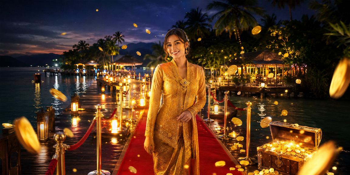Pengguna Malaysia berbaju kebaya mendaftar akaun baharu dengan bonus menarik di a6000